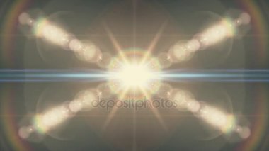 simetrik patlama flaş lambaları optik mercek parlamaları geçiş parlak animasyonsuz döngü sanatsal arka plan yeni kaliteli doğal ışıklandırma lambası dinamik renkli parlak video görüntüsü etkisi