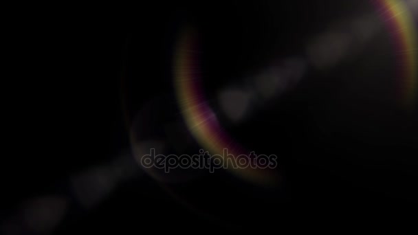 Luci in movimento diagonali lenti ottiche brillanti animazione arte sfondo loop nuova qualità illuminazione naturale lampada raggi effetto dinamico colorato video luminoso — Video Stock