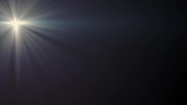 Yatay güneş ışıkları optik lens hareketli arka plan parlak animasyon sanat fişekleri - yeni kalite doğal aydınlatma lambası etkisi dinamik renkli parlak video görüntüleri ışınları