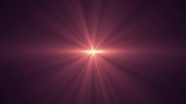 kırmızı güneş yıldız ışınları ışık optik lens arka plan parlak animasyon sanat fişekleri - yeni kalite doğal aydınlatma lambası etkisi dinamik renkli parlak video görüntüleri ışınları