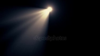 Yatay beyaz spot ışıkları optik lens hareketli arka plan parlak animasyon sanat fişekleri - yeni kalite doğal aydınlatma lambası etkisi dinamik renkli parlak video görüntüleri ışınları