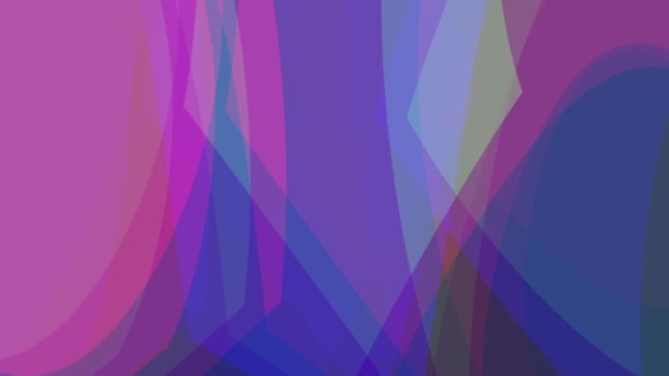 Багатокутник м'які пастельні кольори формують абстрактний фон анімації Нова якість ретро універсальний рух динамічний анімований барвистий радісний танець музики відеозапис петлі — стокове відео