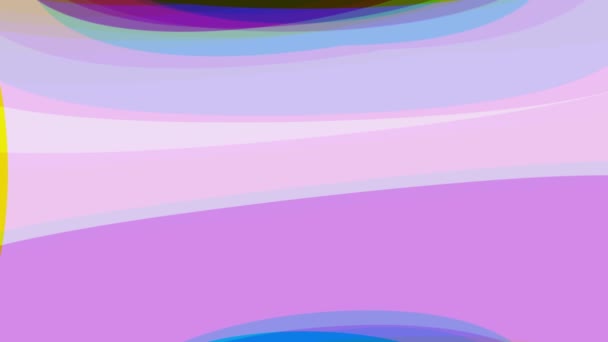 Colores pastel suave forma abstracta fondo animación nueva calidad retro vintage movimiento universal dinámico animado colorido alegre danza música vídeo metraje bucle — Vídeos de Stock