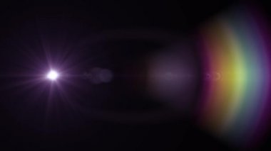 Yatay hareketli ışık optik lens arka plan parlak bokeh animasyon sanat fişekleri - yeni kalite doğal aydınlatma lambası etkisi dinamik renkli parlak video görüntüleri ışınları