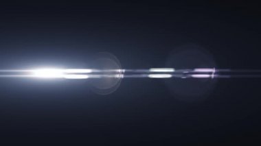 Yatay Mavi ışıklar optik objektif mercek parlamaları kaplaması parlak animasyon sanat arka plan - yeni kalite doğal aydınlatma lambası hareket etkisi dinamik renkli parlak video görüntüleri ışınları