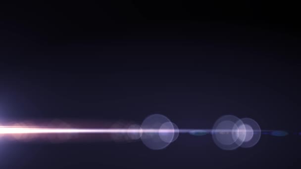 Вертикальные боковые движущиеся огни оптические линзы вспышки блестящий анимационный фон искусства - новое качество естественного освещения лампы лучи эффект динамические красочные яркие видео кадры — стоковое видео