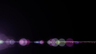 Dikey yan ışıklar optik lens hareketli arka plan parlak animasyon sanat fişekleri - yeni kalite doğal aydınlatma lambası etkisi dinamik renkli parlak video görüntüleri ışınları