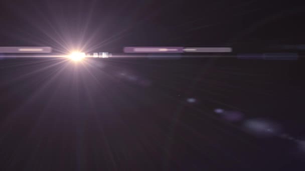 Exploze flash přechod překrytí světla optické čočky světlice lesklé animace bezešvé smyčka umění pozadí nové kvalitní přirozené osvětlení lampa paprsky efekt dynamické barevné světlé videozáznam — Stock video