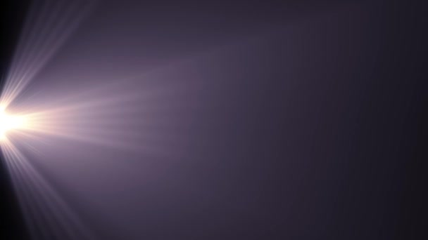 Explosion flash côté rayons transition superposition lumières lentille optique fusées éclairantes animation sans couture boucle art fond nouvelle qualité lumière naturelle lampe rayons effet dynamique coloré lumineux vidéo — Video