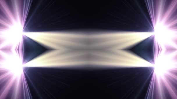 2 gwiazdek kolizji wybuchu błysk światła optyczny flary animacji błyszczące Płynna pętla sztuka tło nowe jakości naturalne oświetlenie Lampa promienie efekt dynamiczny kolorowe jasne materiału wideo — Wideo stockowe