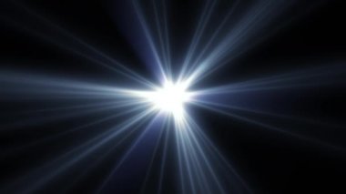 Merkezi yıldız mavi güneş ışıkları optik objektif flickering parlak animasyon sanat arka plan döngü yeni kalite doğal aydınlatma lambası ışınları etkisi dinamik renkli parlak video görüntüleri fişekleri