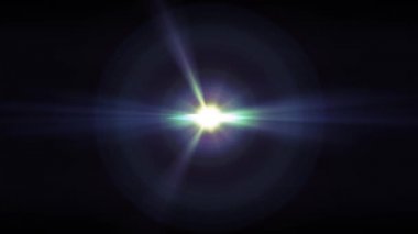 yıldız güneş ışıkları optik objektif flickering Merkezi parlak animasyon sanat arka plan döngü yeni kalite doğal aydınlatma lambası ışınları etkisi dinamik renkli parlak video görüntüleri fişekleri