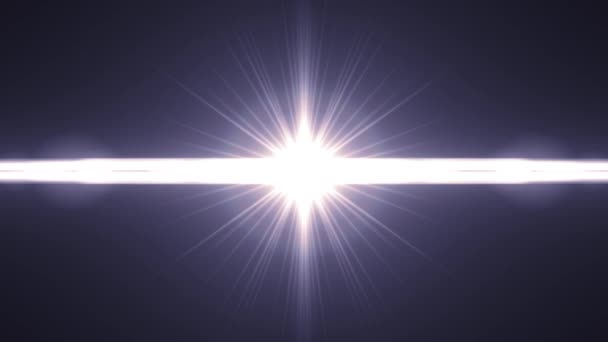 Symmetrical explosion flash lights optical lens flares transition shiny animation seamless loop art background new quality natural lighting lamp rays effect dynamic colorful bright video footage — Stock Video
