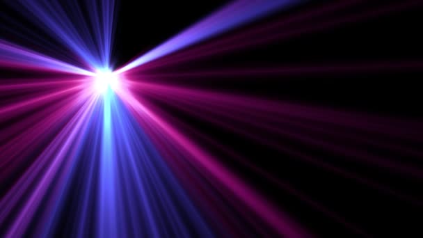 Patlama flaş geçiş bindirme ışıklar optik lens parlak animasyon sorunsuz döngü sanat arka plan yeni kalite doğal aydınlatma lambası ışınları etkisi dinamik renkli parlak video görüntüleri fişekleri — Stok video