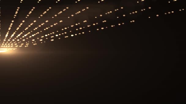 Luces láser verticales laterales móviles lente óptica bengalas brillante bokeh animación arte fondo - nueva calidad iluminación natural lámpara rayos efecto dinámico colorido brillante vídeo — Vídeos de Stock