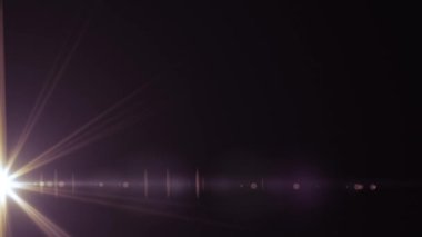 Dikey yan ışıklar optik lens hareketli arka plan parlak bokeh animasyon sanat fişekleri - yeni kalite doğal aydınlatma lambası etkisi dinamik renkli parlak video görüntüleri ışınları