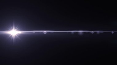 Yatay hareketli ışık optik lens arka plan parlak bokeh animasyon sanat fişekleri - yeni kalite doğal aydınlatma lambası etkisi dinamik renkli parlak video görüntüleri ışınları