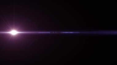 Yatay hareketli ışık optik lens arka plan parlak bokeh animasyon sanat fişekleri - yeni kalite doğal aydınlatma lambası etkisi dinamik renkli parlak video görüntüleri ışınları