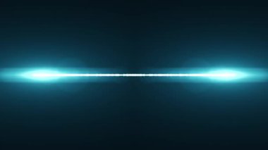Yatay mavi lazer ışını flaş ışıkları optik lens parlak animasyon sorunsuz döngü sanat arka plan yeni kalite doğal aydınlatma lambası ışınları etkisi dinamik renkli parlak video görüntüleri fişekleri