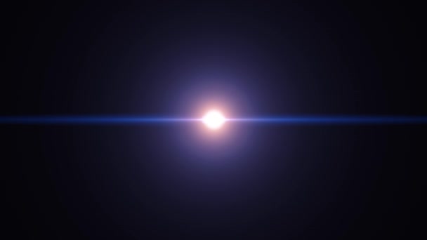 Центр мерехтіння зірки сонячні вогні оптична лінза спалахує блискуча анімація художній фон петля нової якості природного освітлення промені ефект динамічний барвистий яскравий відеозапис — стокове відео