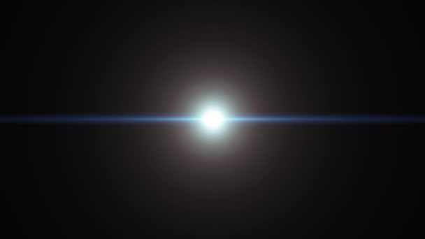 Center som flimmer stjärna solen lyser optisk lins nödraketer glänsande animation konst bakgrund loop nya kvalitet naturlig belysning lampa strålar effekt dynamiska färgglada ljusa videofilmer — Stockvideo