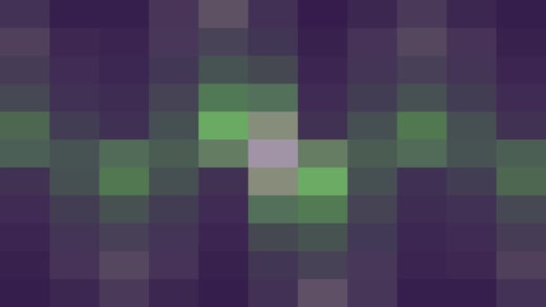 Abstrakta pixel block flytta bakgrunden nya kvalitet universella rörelse dynamiska animerade retro vintage färgstarka glada Dans musik video footage — Stockvideo