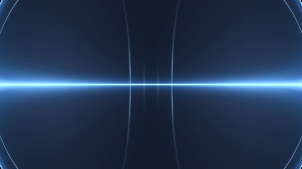 レンズ曲面 2 つ星衝突爆発フラッシュ ライト光学レンズ フレア光沢のあるアニメーション シームレス ループ アート背景新しい品質自然照明ランプ光線効果動的カラフルな明るいビデオ footag — ストック動画