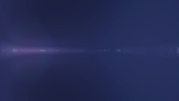 Distorsión horizontal movimiento luces ópticas lente llamaradas brillante bokeh animación arte fondo - nueva calidad iluminación natural lámpara rayos efecto dinámico colorido brillante vídeo — Vídeo de stock