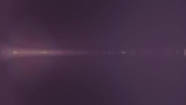 Vervorming horizontaal bewegende lichten optische lens flares glanzende bokeh animatie kunst achtergrond - nieuwe kwaliteit natuurlijke verlichting lamp stralen effect dynamische kleurrijke heldere videobeelden — Stockvideo