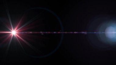 Yatay hareketli ışık optik lens arka plan parlak bokeh animasyon sanat fişekleri - yeni kalite doğal aydınlatma lambası etkisi dinamik renkli parlak video görüntüleri ışınları