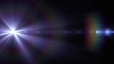 Yatay hareketli ışık optik lens arka plan parlak bokeh animasyon sanat fişekleri - yeni kalite doğal aydınlatma lambası etkisi dinamik renkli parlak video görüntüleri ışınları