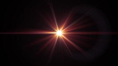 yıldız güneş ışıkları optik objektif flickering Merkezi parlak animasyon sanat arka plan döngü yeni kalite doğal aydınlatma lambası ışınları etkisi dinamik renkli parlak video görüntüleri fişekleri