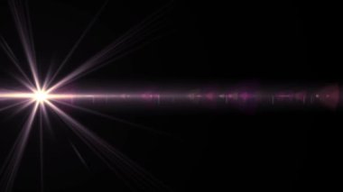 Yatay hareketli ışık optik lens arka plan parlak bokeh animasyon sanat fişekleri - yeni kalite doğal aydınlatma lambası etkisi dinamik renkli parlak video görüntüleri ışınları