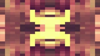 soyut parlak büyük portakal piksel engellemek hareketli arka plan yeni kalite evrensel hareket dinamik animasyon retro vintage renkli neşeli dans müzik video görüntüleri