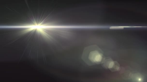 Explosion Flash-Übergang Overlay-Lichter optische Linse Fackeln glänzende Animation nahtlose Schleife Kunst Hintergrund neue Qualität natürliches Licht Lampe Strahlen Effekt dynamische bunte helle Videomaterial — Stockvideo