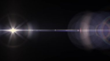 Yatay hareketli ışık optik lens arka plan parlak bokeh animasyon sanat fişekleri - yeni kalite doğal aydınlatma lambası etkisi dinamik renkli parlak video görüntüleri ışınları