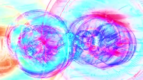 Movimiento giratorio abstracto pintura arco iris inconsútil bucle backgrond animación nueva calidad artística alegre colorido dinámico universal fresco agradable vídeo — Vídeos de Stock