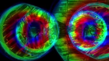 dönen soyut resim gökkuşağı sorunsuz döngü backgrond animasyon yeni kalite sanatsal neşeli renkli dinamik evrensel serin güzel video görüntüleri hareketli
