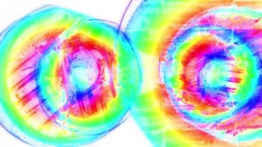 dönen soyut resim gökkuşağı sorunsuz döngü backgrond animasyon yeni kalite sanatsal neşeli renkli dinamik evrensel serin güzel video görüntüleri hareketli