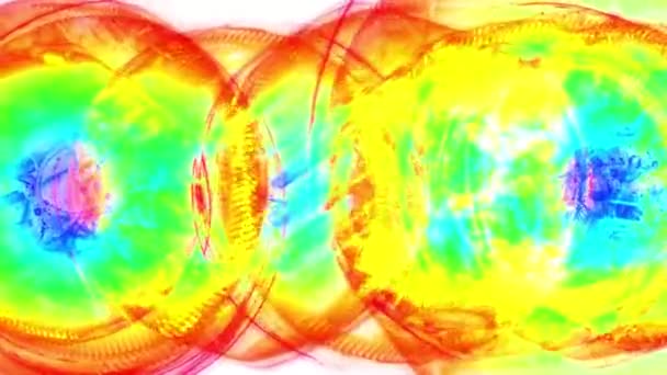 Movimento rotante pittura astratta arcobaleno senza soluzione di continuità loop backgrond animazione nuova qualità artistica gioioso colorato dinamico universale cool bel video — Video Stock