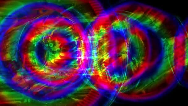 Movimento rotante pittura astratta arcobaleno senza soluzione di continuità loop backgrond animazione nuova qualità artistica gioioso colorato dinamico universale cool bel video — Video Stock