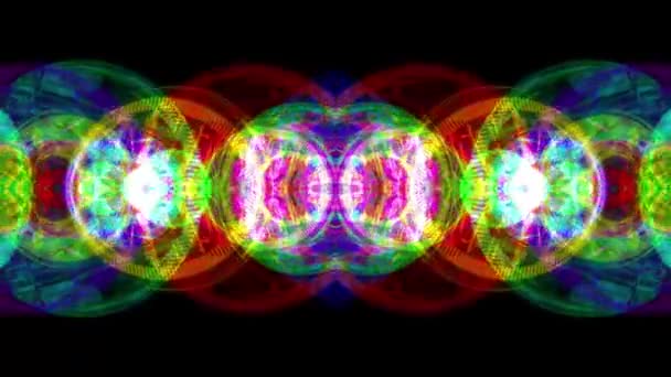 Ornamentale Kaleidoskop weiche abstrakte Animation nahtlose Schleife Hintergrund neue Qualität Retro Vintage Urlaub Form bunt universelle Bewegung dynamisch animiert freudige Musik cool Videomaterial — Stockvideo