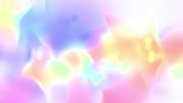 Měkké barevné oblak kouře turbulence bezešvé smyčka abstraktní animace na pozadí nové kvalitní barevné cool umění pěkný videozáznam — Stock video