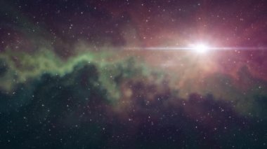 gece gökyüzü animasyon arka plan yeni kalite doğa doğal güzel renkli ışık video görüntüleri tek büyük yıldız yumuşak hareketli Bulutsusu Parlatıcı titreşen yıldız