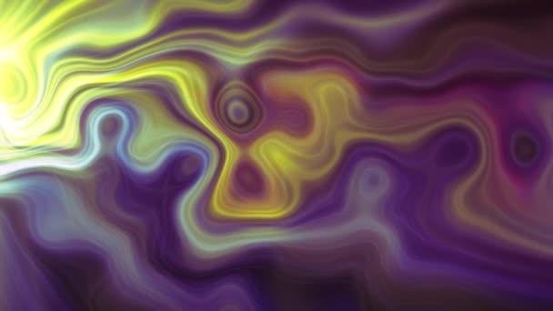 Digitale turbulente weiche bewegte Energie Rauchwolke winkende Animation Hintergrund neue einzigartige Qualität stilvoll bunt fröhlich cool schöne Bewegung dynamisch schöne Videomaterial — Stockvideo