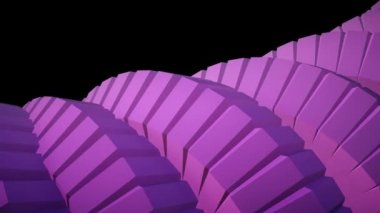 Yılan solucan omurga gibi 3d vites mekanizması sorunsuz döngü soyut animasyon arka plan yeni kalite renkli serin güzel güzel video görüntüleri döndürme