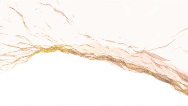 Eau douce soie flux doux et agitant simulation numérique turbulent abstrait animation arrière-plan nouvelle qualité dynamique art mouvement coloré cool belle séquence vidéo — Video