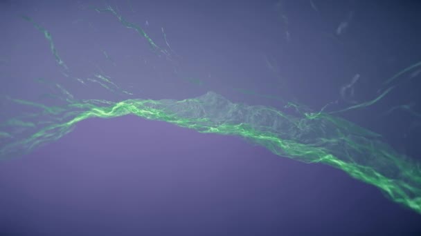 Suave agua seda suave flujo suave y ondeando digital simulación turbulento abstracto animación fondo nueva calidad dinámico arte movimiento colorido fresco bonito hermoso vídeo metraje — Vídeo de stock