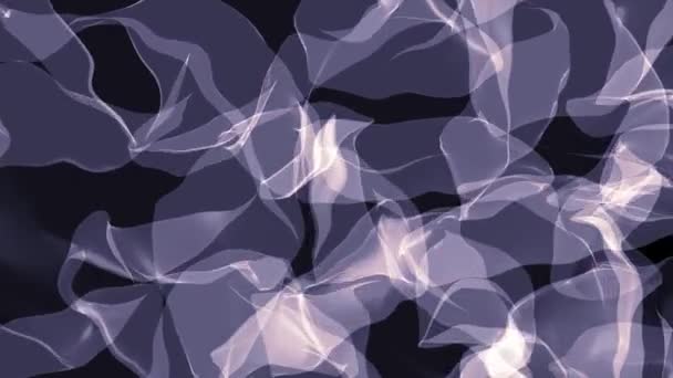 Digitální stylizované turbelent oblak kouře simulace krásné abstraktní animace na pozadí nové kvalitní barevné cool umění pěkné dovolené video záběrů — Stock video