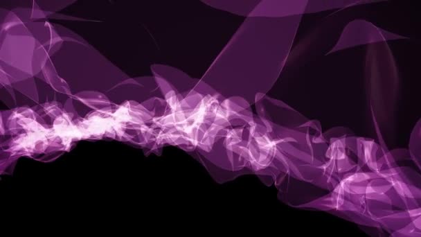 Digital stylized turbelent smoke cloud simulation beautiful abstract animation background new quality colorful cool art nice holiday vídeo footage — Vídeo de Stock